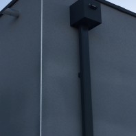  Boite à eau Descente d'eau Couvertine Anthracite RAL 7016 - Gouttières Labenne